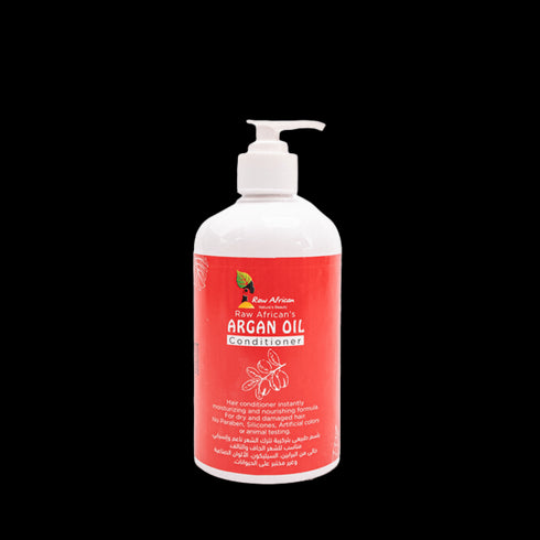 رو افريكان بلسم زيت الارجان لترطيب الشعر الجاف و التالف 500 مل - Raw African