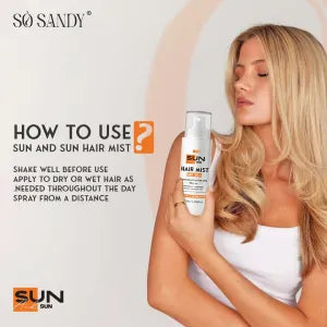 سو ساندى صن أند صن سبراى للشعر واقى من الشمس بمعامل حماية (spf 50) 125 مل - So Sandy
