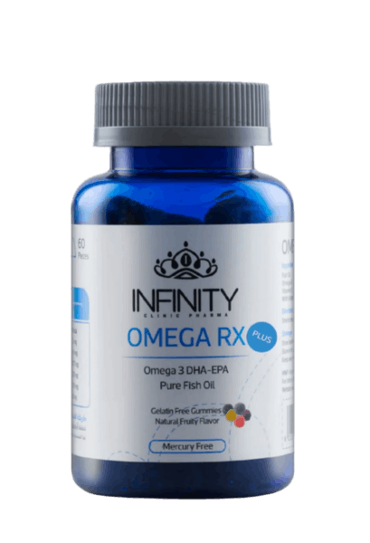 فيتامين انفينيتى أوميغا ار إكس أوميغا 3 و فيتامين د و فيتامين ج 30 قطعة - Infinity Omega RX
