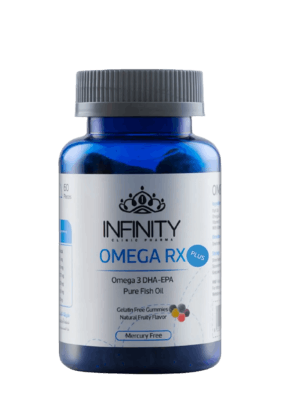فيتامين انفينيتى أوميغا ار إكس أوميغا 3 و فيتامين د و فيتامين ج 60 قطعة - Infinity Omega RX