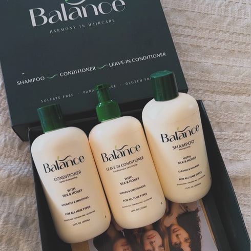 بالانس بوكس العناية بالشعر للترطيب و تغذية الشعر (3 منتجات) - Balance