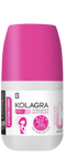 كولاجرا رول اون مزيل رائحة العرق للتبييض برائحة حلوى القطن - خالي من الكحول وأملاح الألومنيوم والبارابين 60 مل - Kolagra