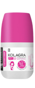 كولاجرا رول اون مزيل رائحة العرق للتبييض برائحة حلوى القطن - خالي من الكحول وأملاح الألومنيوم والبارابين 60 مل - Kolagra