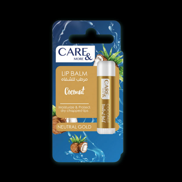 كير اند مور مرطب شفاه برائحة جوز الهند 4 جم - Care & More