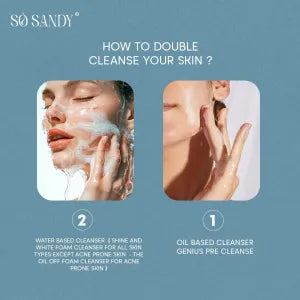 سو ساندي جينيس غسول الوجه الزيتي لجميع انواع البشرة 125 مل - So Sandy