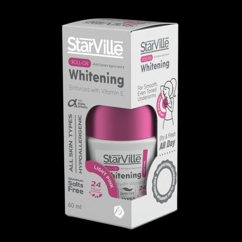ستارفيل رول اون مزيل رائحة العرق للتفتيح برائحة جوز الهند 60 مل - Starville