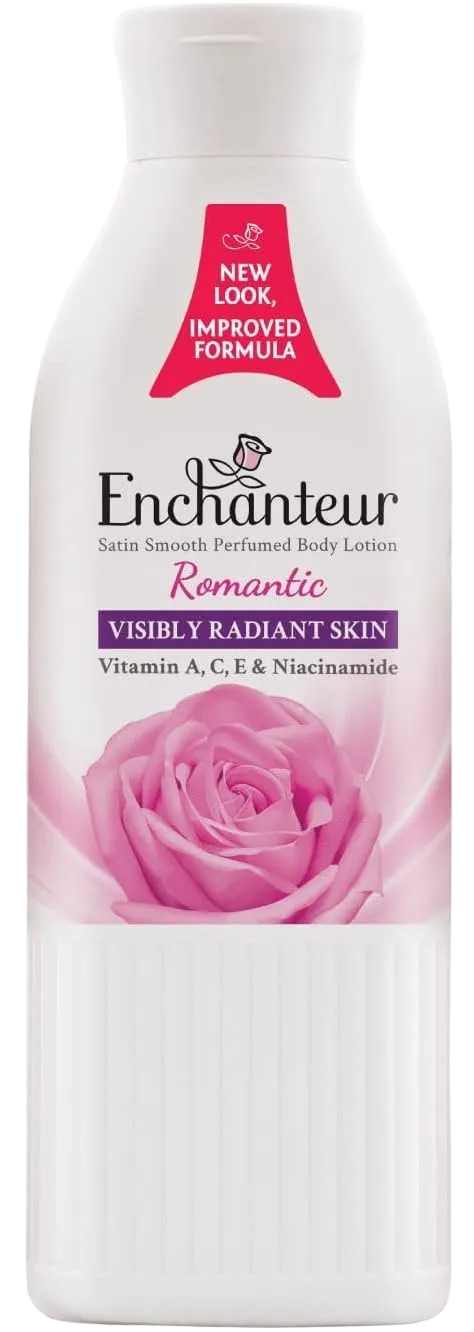 انشانتر لوشن معطر للجسم رومانتك لترطيب وتنعيم واشراق البشرة 250 مل - Enchanteur