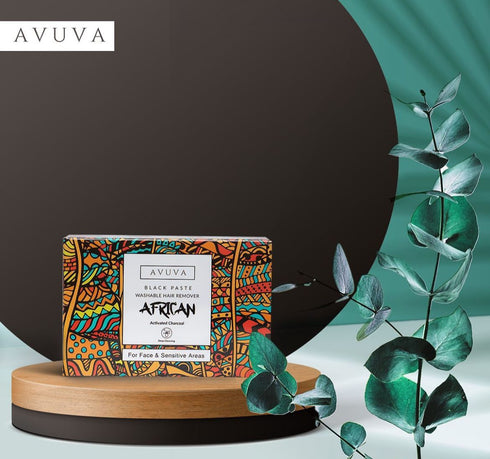 Avuva black paste for hair removal Africa 100 gm - Avuva