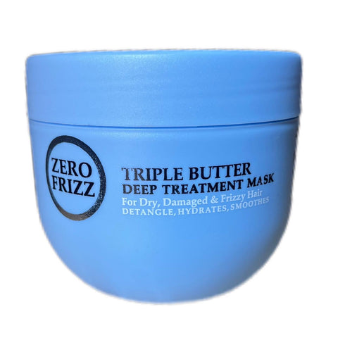 زيرو فريز ماسك تريبل باتر لعلاج وترطيب الشعر الجاف والهايش 470 مل - Zero Frizz