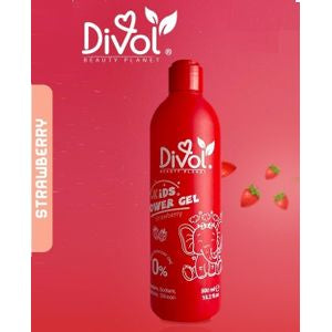 ديفول شاور جل للأطفال برائحة الفراولة 300 مل - Divol