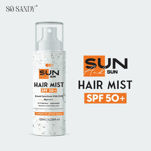 سو ساندى صن أند صن سبراى للشعر واقى من الشمس بمعامل حماية (spf 50) 125 مل - So Sandy