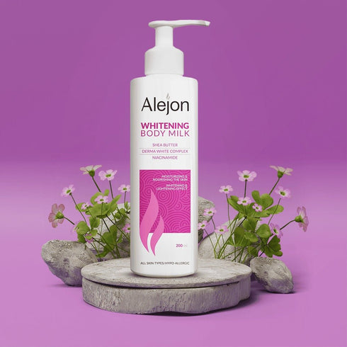 اليجون لوشن تفتيح وترطيب الجسم بزبدة الشيا 200 مل - Alejon