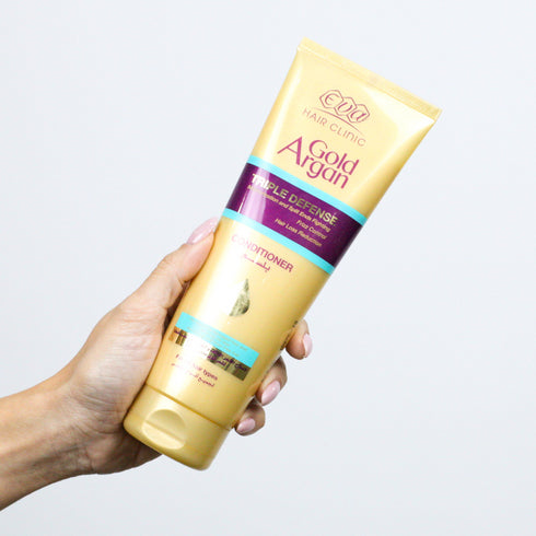 ايفا هير كلينيك جولد بلسم مرطب للشعر التالف بالأرجان 230 مل - Eva