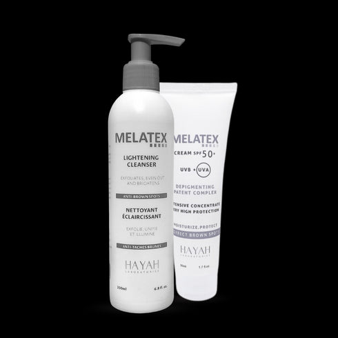 ميلاتيكس عرض روﺗﻴﻦ ﺗﻔﺘﻴﺢ اﻟﺒﺸﺮة (كريم واقي من الشمس (+SPF50) + غسول لتفتيح البشرة 200 مل) - Melatex