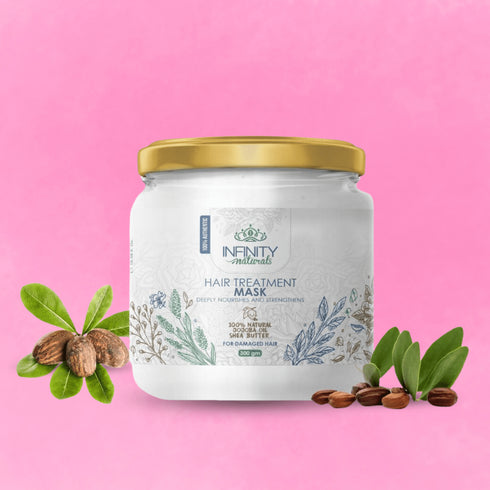 Infinity hair mask with jojoba oil and shea butter extracts 330 gm - Infinity