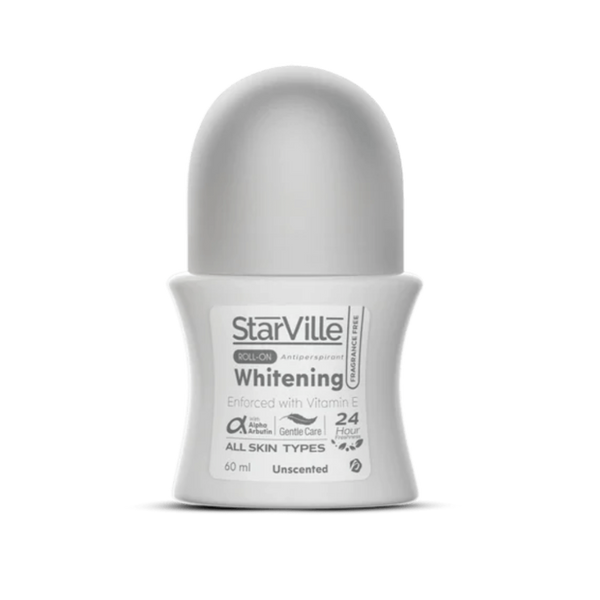 ستارفيل رول اون مزيل رائحة العرق للتفتيح بدون رائحة 60 مل - Starville