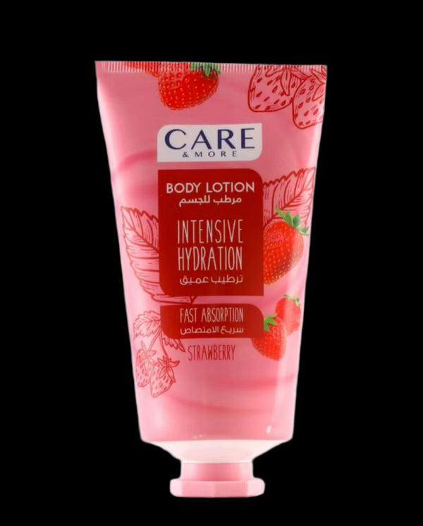 كير اند مور لوشن الجسم برائحة الفراولة 150 مل - Care & More