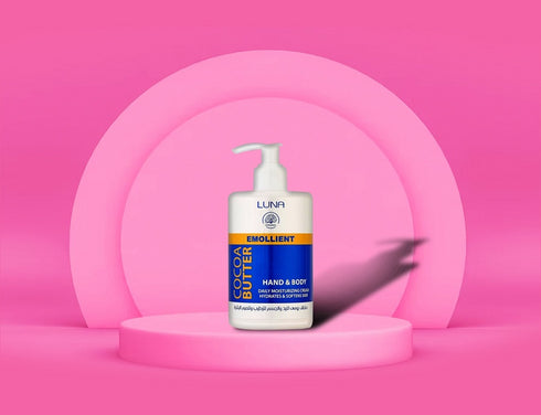 Luna Emollient Hand and Body Moisturizer with Cocoa Butter 300 ml - Luna