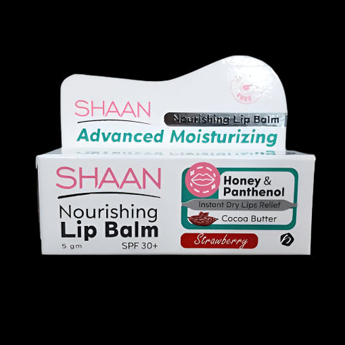 شان مرطب شفاه بالفراولة 5 جم - SHAAN