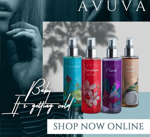 افوفا معطر الجسم برائحة الفانيلا و جوز الهند 253 مل - Avuva