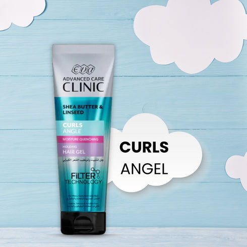 ايفا أدڤانسد كير كلينيك كيدز جيل للشعر الكيرلى بزبدة الشيا و بذور الكتان كيرلز انجل 230 مل - Eva Hair clinic