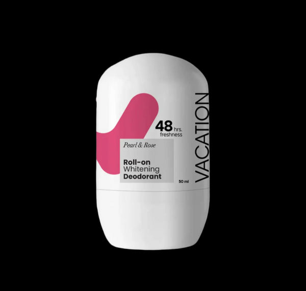 فاكيشن مزيل العرق للتبيض باللؤلؤة و الورد 50 مل - Vacation