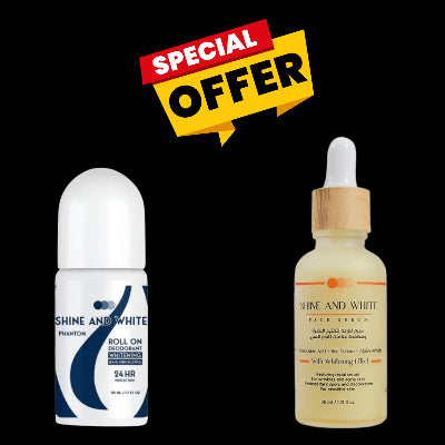 عرض حصري: شاين اند وايت سيروم + رول اون برائحة فانتوم