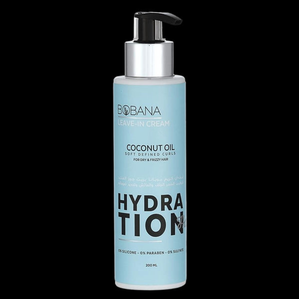 بوبانا لیف ان کریم تصفيف للشعر المجعد بزيت جوز الهند 200 مل - Bobana