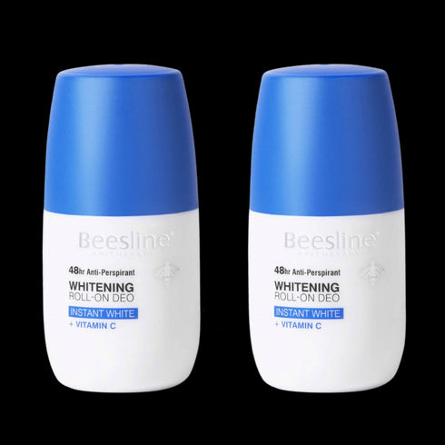 بيزلين مزيل رائحه لتفتيح البشره بفيتامين (C) عرض (1+1) 50 مل - Beesline