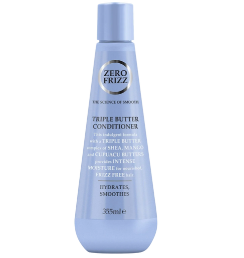 زيرو فريز بلسم تريبل باتر لترطيب وتنعيم الشعر الجاف والهايش 355 مل - Zero Frizz