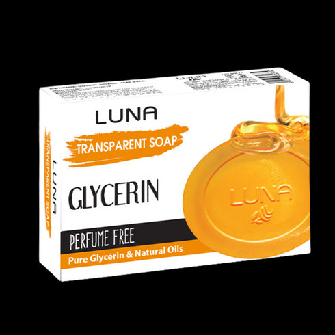 Luna soap with glycerin and natural oils, unscented, 115 gm - Luna