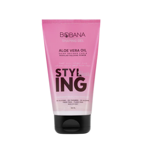 بوبانا جل تثبيت الشعر الكيرلي بزيت الألوفيرا 150 مل - Bobana