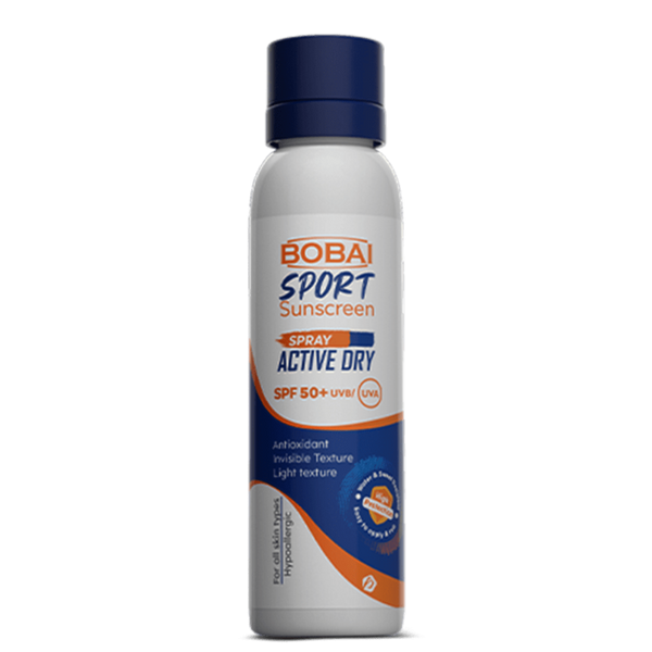 بوباى سبراى واقى من الشمس رياضي بمعامل حماية (+50) مقاوم للماء و التعرق 200 مل - Bobai