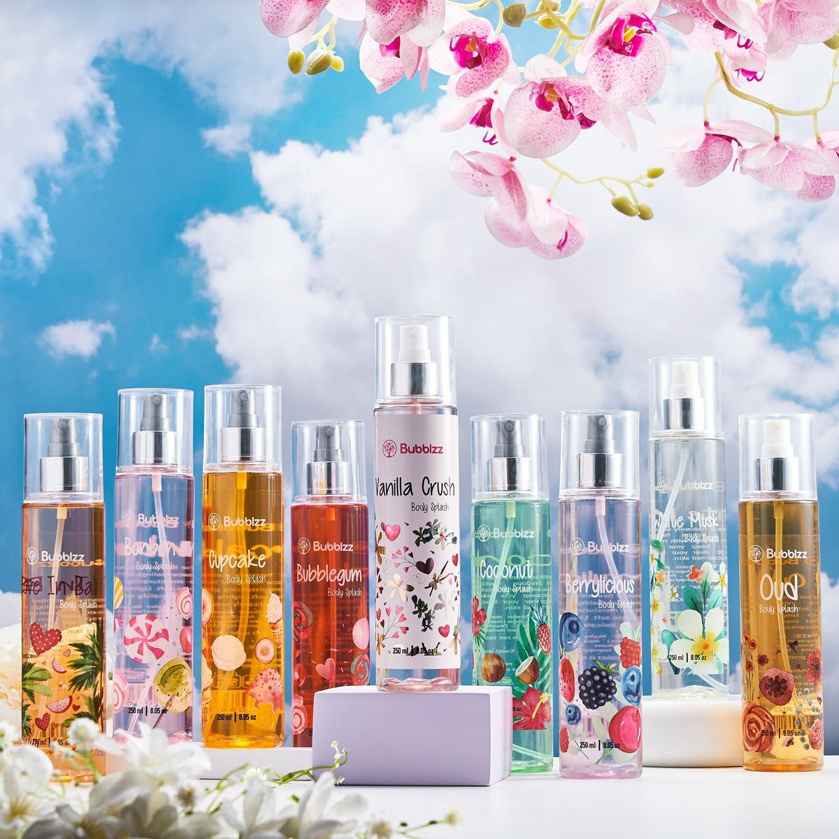 Body Mist Perfume Con Olor A Bombon Bubbles Body Mist With Cupcake