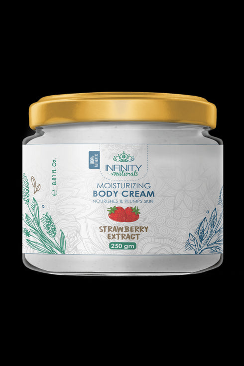 انفينيتى كريم مرطب للجسم بخلاصة الفراولة 250 جم - Infinity