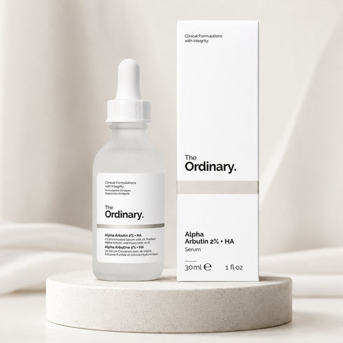 ذا اورديناري سيروم الفا اربوتين 2% + HA لتفتيح وتوحيد لون البشرة 30 مل - The Ordinary