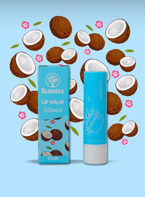 بابلز مرطب شفاه برائحة جوز الهند - Bubblzz