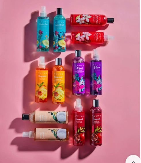 افوفا معطر الجسم برائحة الفانيلا و جوز الهند 253 مل - Avuva