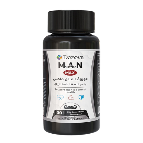 دوزوفا مكمل غذائي للرجال لدعم الطاقة والمناعة والصحة والعضلات | 30 قرص - Dozova