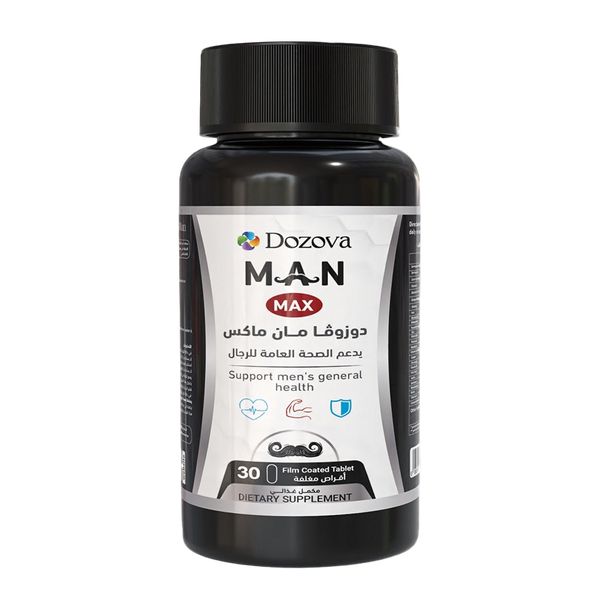 دوزوفا مكمل غذائي للرجال لدعم الطاقة والمناعة والصحة والعضلات | 30 قرص - Dozova
