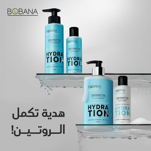 بوبانا لیف ان کریم تصفيف للشعر المجعد بزيت جوز الهند 200 مل - Bobana