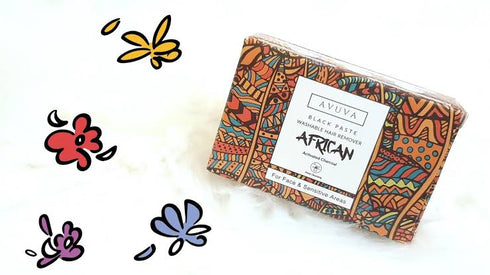 Avuva black paste for hair removal Africa 100 gm - Avuva