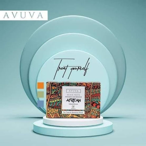 Avuva black paste for hair removal Africa 100 gm - Avuva