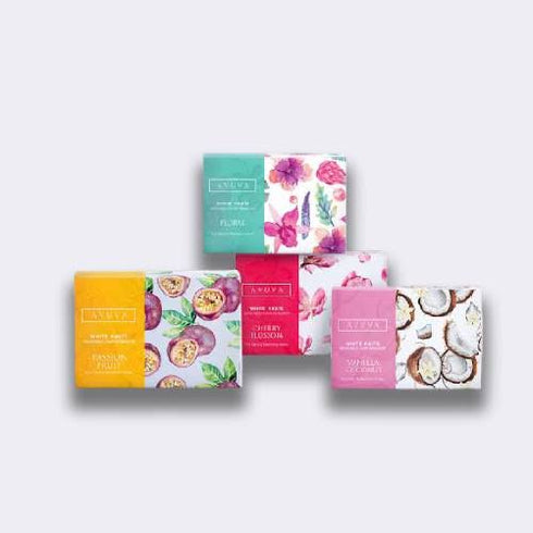 Avuva white paste for hair removal Floral 100 gm - Avuva