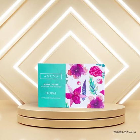 Avuva white paste for hair removal Floral 100 gm - Avuva