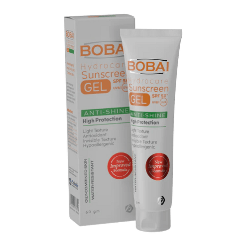 بوباي هيدروكير جل SPF 50+ عرض 1+1 لحماية البشرة الدهنية والمختلطة من الشمس 60 جم - Bobai