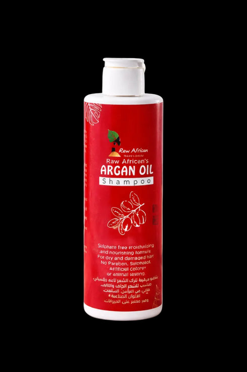 رو افريكان شامبو زيت الارجان للشعر الجاف و التالف 300 مل - Raw African