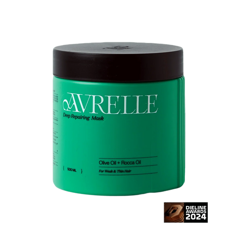 افريل ماسك بزيت الزيتون وزيت الجرجير لتقوية وترطيب الشعر الضعيف والخفيف 300 مل - Avrelle