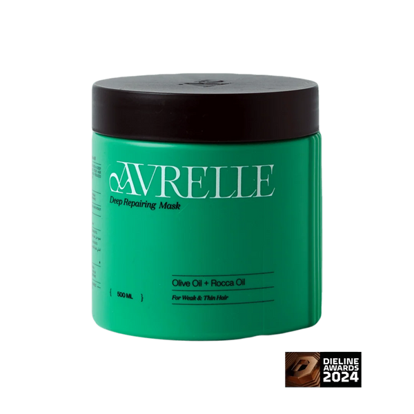 افريل ماسك بزيت الزيتون وزيت الجرجير لتقوية وترطيب الشعر الضعيف والخفيف 300 مل - Avrelle