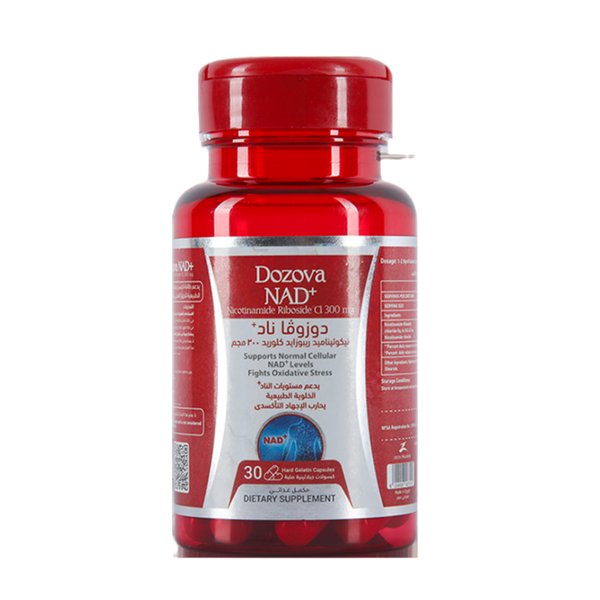 دوزوفا مكمل نيكوتيناميد ريبوزايد ناد+لمكافحة الشيخوخة و دعم الطاقة الخلوية| 30 قرص - Dozova